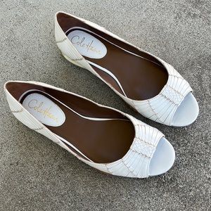 COLE HAAN Air Bria Open Toe Huaraches Ivory Size 7.5
